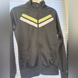 Nike Black Jacket with Green Highlights